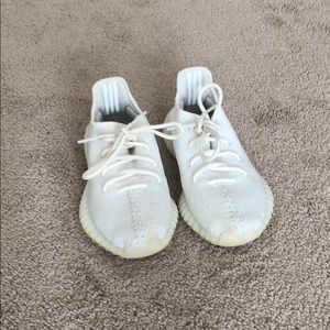 White Adidas Yeezy